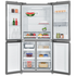 Westinghouse 492L French Door Fridge with Non-Plumbed Water Dispenser Silver WQE4960AA image NaN