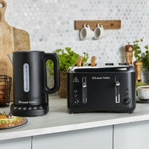 Russell Hobbs Addison 4 Slice Toaster Matte Black RHT514BLK hero image