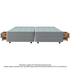 Sealy Spacesaver Super Queen Split Bed Base No Drawer Sand SV-SAN-SQN-ND image NaN