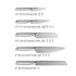 Joseph Joseph Elevate Steel Knives Bamboo 5-piece Knife Block Set 10564 image NaN