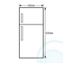 Haier HRF224FW 224L Top Mount Fridge image NaN