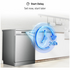 Hisense 60cm Freestanding Stainless Steel Dishwasher HSCM15FS image NaN