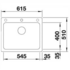 Blanco NAYA6WK5 43L Single Inset Laundry Tub image NaN