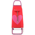 Rolser Serrella LN Agatha Ruiz de la Prada 2 Wheel Foldable Trolley Heart  Red R-SER007-3126 image NaN
