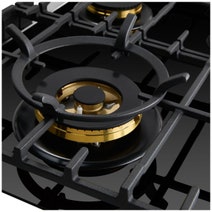 Omega 90cm Natural Gas Cooktop with Wok Burner Ceramic Glass Black OCGG905WB hero image
