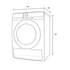 Westinghouse 8kg EasyCare 700 Series Heat Pump Metallic Grey WDH804N8SA image NaN