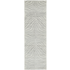 Rug Culture Chrome Medium Silver & Off White Rug 300X80CM - CRO-SAV-SIL-300X80 image NaN