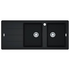 Franke Basis Double Bowl Topmount Sink with Left hand Drainer and Orbit Tap Pack - Onyx BFG621LTA9200ON image NaN