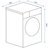 Mykin 8kg Front Load Washer & 8kg Heat Pump Dryer Black Package MFLW800BMHPD800B image NaN