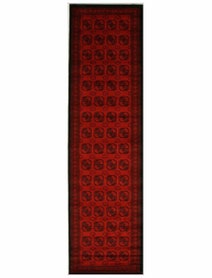 Rug Culture Istanbul Medium Red, Black Rug 300X80CM - IST-5-RB-300X80 hero image