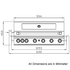 Smart 601WBW 6 Burner Built-In LPG BBQ with Enclosed Hood image NaN