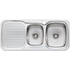 Oliveri Lakeland 1 and 3/4 Bowl Left Hand Drainer Sink LL137 image NaN