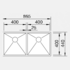 Blanco QUAT400-400UK5 Quatrus Double Bowl Undermount Sink image NaN