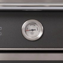 Bertazzoni 90cm Heritage Series Matte Black Dual Fuel Freestanding Oven HER96L1ENET hero image