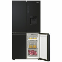 Haier 508L Quad Door French Door Frost Free Fridge Black HRF580YHC hero image