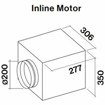 Falmec F9ST12S1-IN1300 120cm Stella Ceiling Cassette Rangehood with Inline Motor hero image