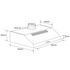 Euromaid 60cm Fixed Stainless Steel Rangehood R60FS  image NaN