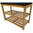 L.T. Williams Bamboo Hall Stand With Charcoal Seat 9920 image NaN