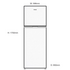 Westinghouse 370L Top Mount Fridge WTB3700WG image NaN