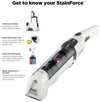 Shark StainForce Cordless Stain-Destroying Spot Cleaner White HX100 hero image