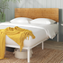 Zinus Figari Queen Metal and Bamboo Bed Frame With Adjustable Headboard White AU-FBOBH2-39Q image NaN