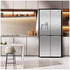 Hisense 483L PureFlat Slim French Door Refrigerator with Non-Plumbed Ice and Water Dispenser Stainless Steel HRCD483TSW image NaN