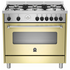 La Germania 90cm Americana Series Freestanding Natural Gas Oven/Stove AMS96C71BCR image NaN