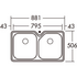 Oliveri Nu-Petite Sink Pack NP63UPACK image NaN