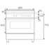 Bertazzoni 90cm Professional Red Induction Freestanding Oven PRO95I1EROT image NaN