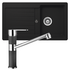 Abey TD100TB Schock Typos Single Bowl with Drainer Sink & Tap Pack image NaN
