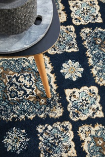 Rug Culture Oxford Extra Large Navy Rug 330X240CM - OXF-434-NAV-330X240 hero image