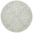 Rug Culture Chrome Small Silver & Off White Rug 150X150CM - CRO-LYD-SIL-150X150 image NaN