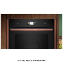 NEFF 60cm Pyrolytic Slide & Hide Oven with Added Steam Deep Black B69VS73Y0A-DB hero image