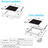 De'Longhi 60cm Four Zone Black Glass Ceramic Cooktop PVC61SK image NaN
