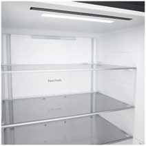 LG 436L Bottom Mount Frost Free Fridge - Matte Black GB-B400MB hero image