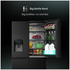 Hisense 585L French Door Fridge Black Steel with Dark Interior HRCD585BWB image NaN