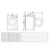 Samsung 8.5kg QuickDrive Front Load Washing Machine WW85M74GNOR image NaN