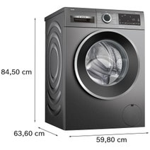 Bosch Series 6 9kg Front Load Washing Machine with i-DOS Cast Iron Grey WGG2441RAU hero image