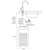 Billi 913000SGB B-3000 Chilled Filtered Water with Square Slimline Dispenser image NaN