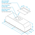 Whispair X3MD12S6.OU/T 120cm Monte Carlo Undermount Rangehood with Ultra EC On-Board Motor image NaN