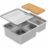 Abey 1 and 1/2 Bowl Sink with Accessories & Pull Out Mixer Tap NL180T13 image NaN