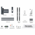 Vogel's Medium Full-Motion+ TV Mount - Black TVM3445B image NaN