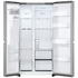 LG 641L Side by Side Refrigerator with Non-Plumbed Ice and Water Stainless Steel GS-N599PL image NaN