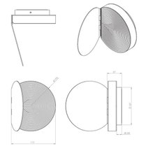 DCW Editions Poudrier Wall Light - Gold POUDRIER hero image