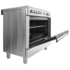Euromaid 90cm Electric Freestanding Oven & 90cm Canopy Rangehood Pack CSAOL90PK image NaN