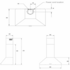 Fisher & Paykel Series 7 90cm Pyramid Chimney Wall Canopy Rangehood Stainless Steel HC90PCX1 image NaN