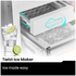 Hisense 417L PureFlat Bottom Mount Refrigerator Silver HRBM418S image NaN