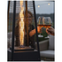 Havana Outdoors Steel Gas Pyramid Patio Garden Outdoor Heater Black Stainless Steel 10004936 image NaN