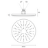 Rogerseller Tonic 250mm Shower Rose - Chrome 35060000101 image NaN