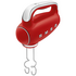 Smeg 50s Retro Style Hand Mixer Red HMF01RDAU image NaN